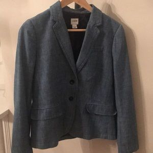 J.Crew Factory Chambray Blazer